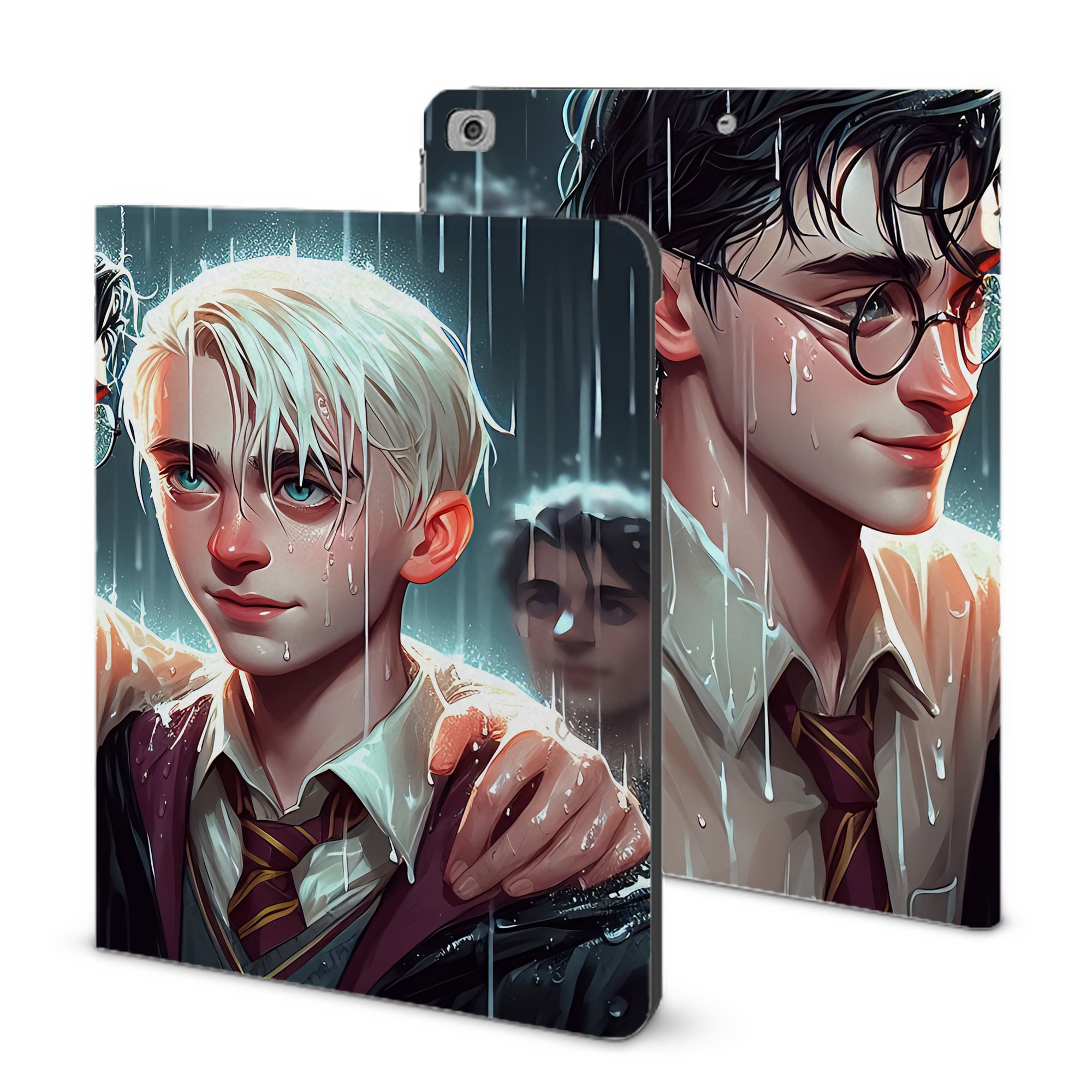 （画像用） Harry Potter ハリー・ポッターシリーズ IPad ケース ブック型 PUレザー TPU 耐衝撃 軽量 薄型 ペン収納なし 全面保護 IPad 各モデル対応